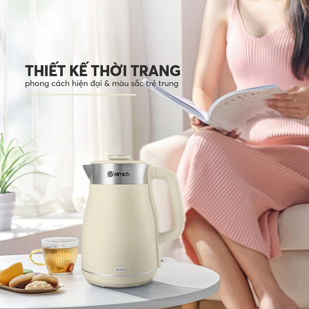 Ấm đun nước siêu tốc Elmich 1,8L KEE-8457