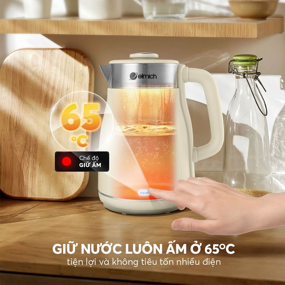 Ấm đun nước siêu tốc Elmich 1,8L KEE-8457