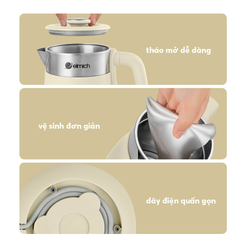 Ấm đun nước siêu tốc Elmich 1,8L KEE-8457