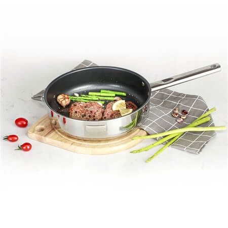 Chảo Inox liền khối chống dính Ceramic Trimax XS EL3752 size 24cm