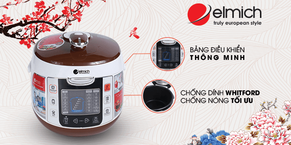 Nồi áp suất điện Elmich – Trợ thủ đắc lực không thể thiếu cho ngày Tết