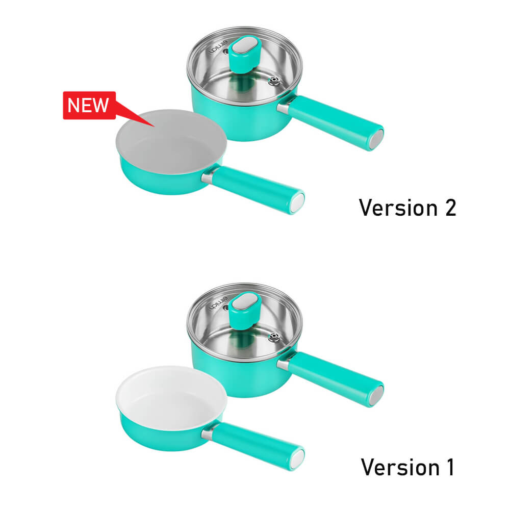 Bộ nồi chảo Inox nguyên khối an toàn Baby EL 1168OLMax size 14cm