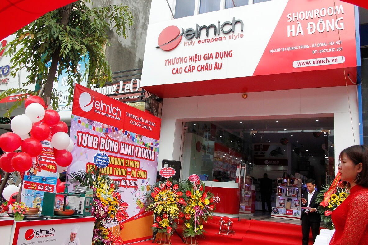 TẬP ĐOÀN ELMICH CHÂU ÂU TƯNG BỪNG KHAI TRƯƠNG SHOWROOM THỨ 9 TẠI HÀ ĐÔNG – HÀ NỘI