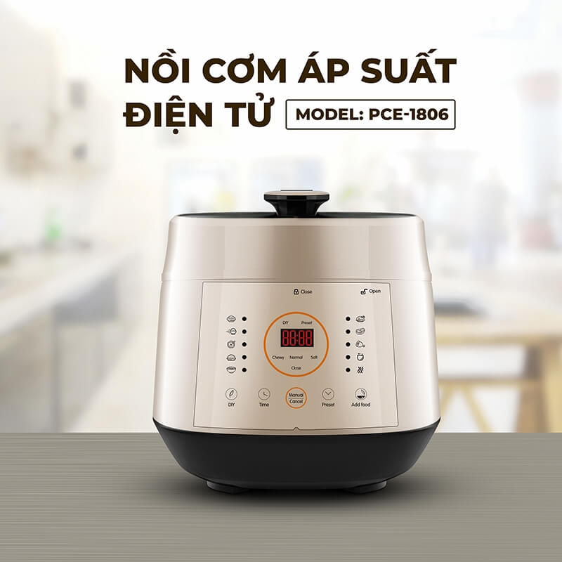 Nồi cơm áp suất đa năng Elmich PCE-1806 (5L)