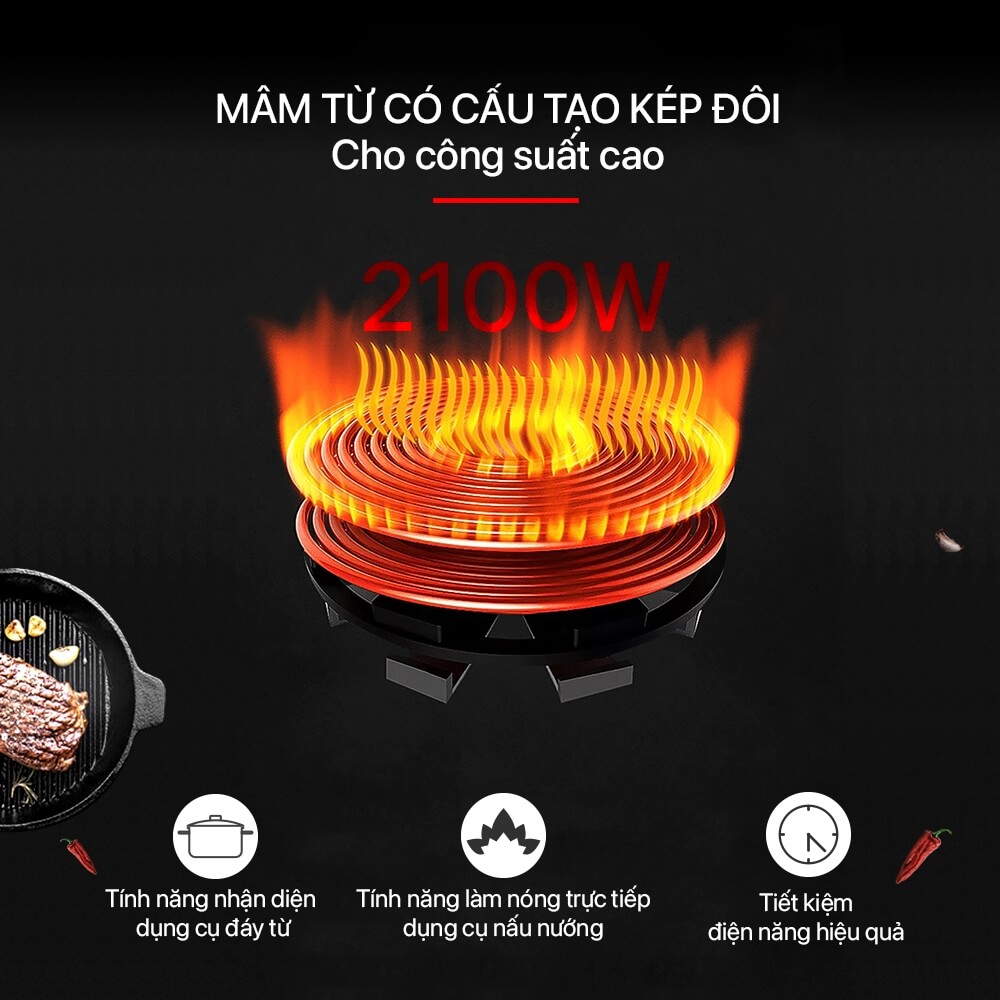 Bếp điện từ Elmich ICE-3874