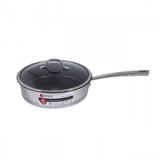 Chảo chống dính inox 304 Elmich Zeus 26cm EL0125