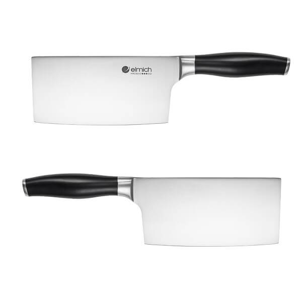 Bộ dao inox Elmich 7 món (4 dao,1 kéo,1 thanh mài dao,1 giá để dao) EL3800