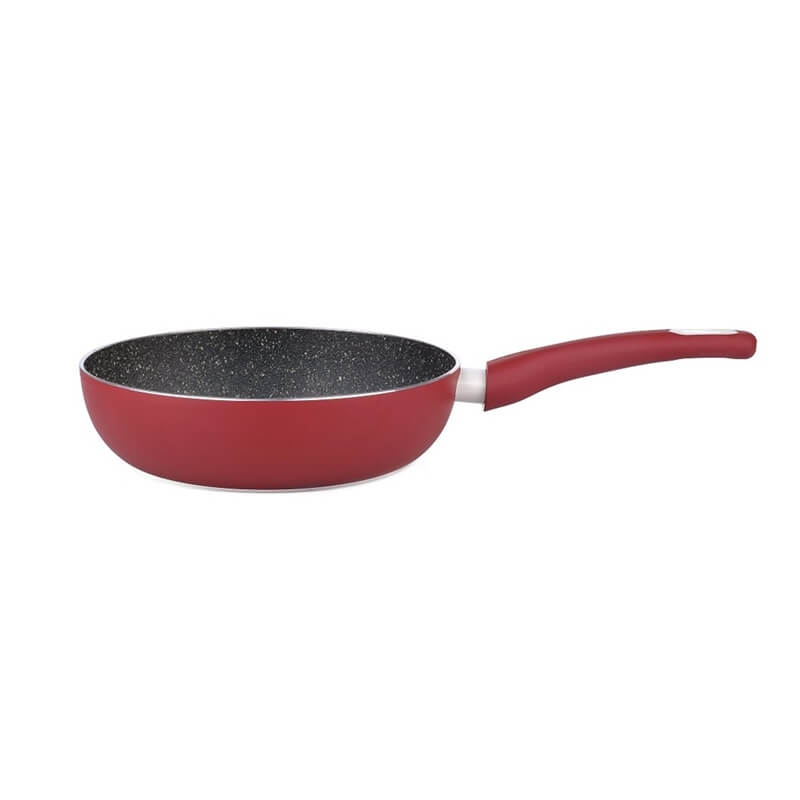 Chảo chống dính Elmich cao cấp vân đá đáy từ 7104-D size 26cm