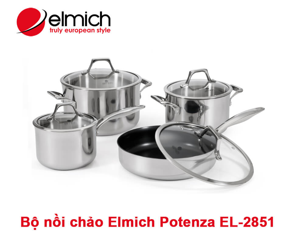 2851 Bộ nồi chảo EL-2851