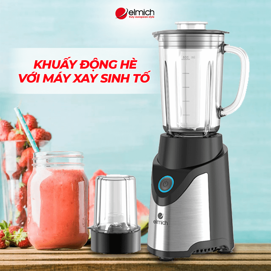 Giải nhiệt hè này nhận ngay quà khủng khi mua máy xay sinh tố Elmich
