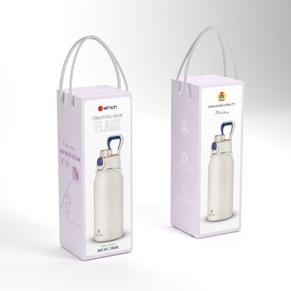 Bình giữ nhiệt inox 316 Elmich EL8331MW dung tích 1L