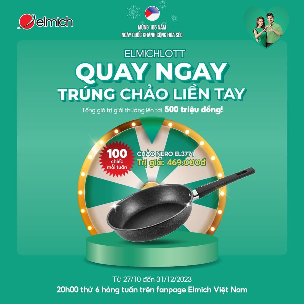ELMICHLOTT – QUAY NGAY TRÚNG CHẢO LIỀN TAY