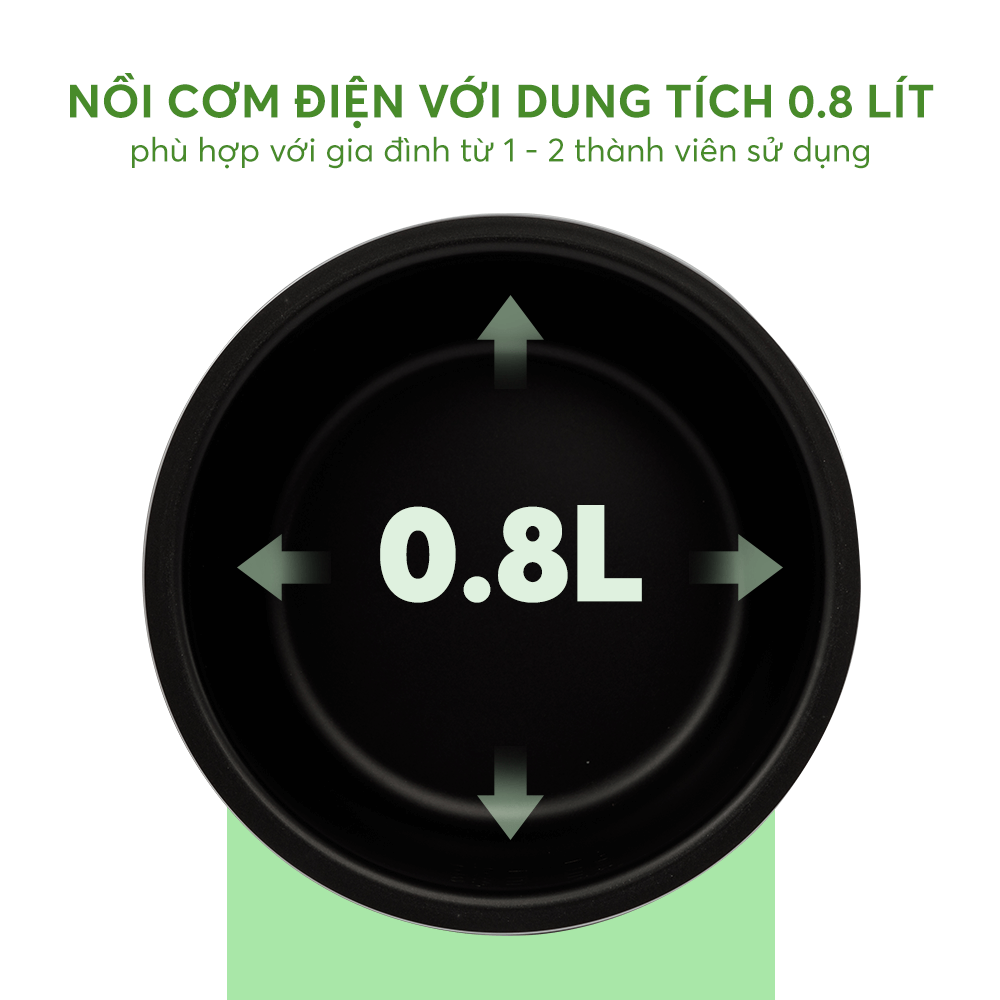 Nồi cơm điện tử Elmich 0.8L RCE-3915 7 Rce 3915 7