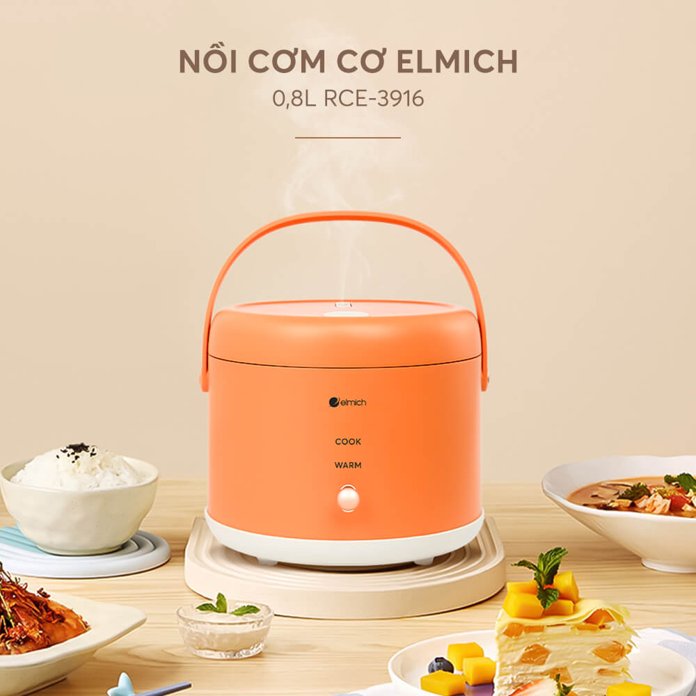Nồi cơm điện Elmich 0.8L RCE-3916