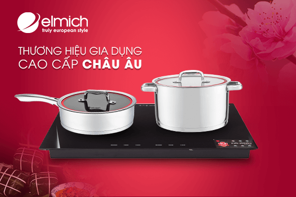 Đón Tết Mậu Tuất với sản phẩm gia dụng cao cấp Châu Âu – bộ nồi chảo inox Elmich