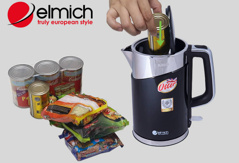 Nấu ăn với bình siêu tốc