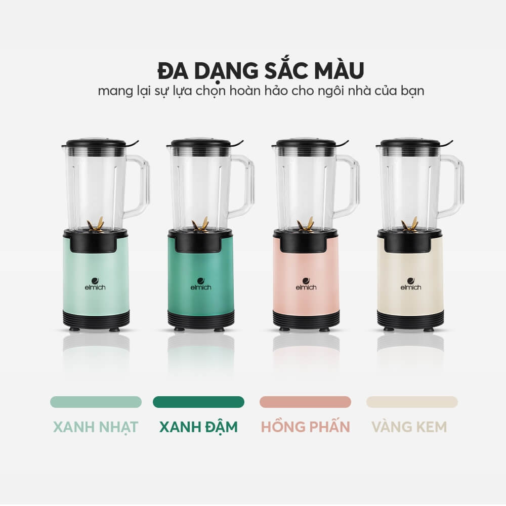 Hướng dẫn sử dụng Máy xay sinh tố Elmich BLE-3888