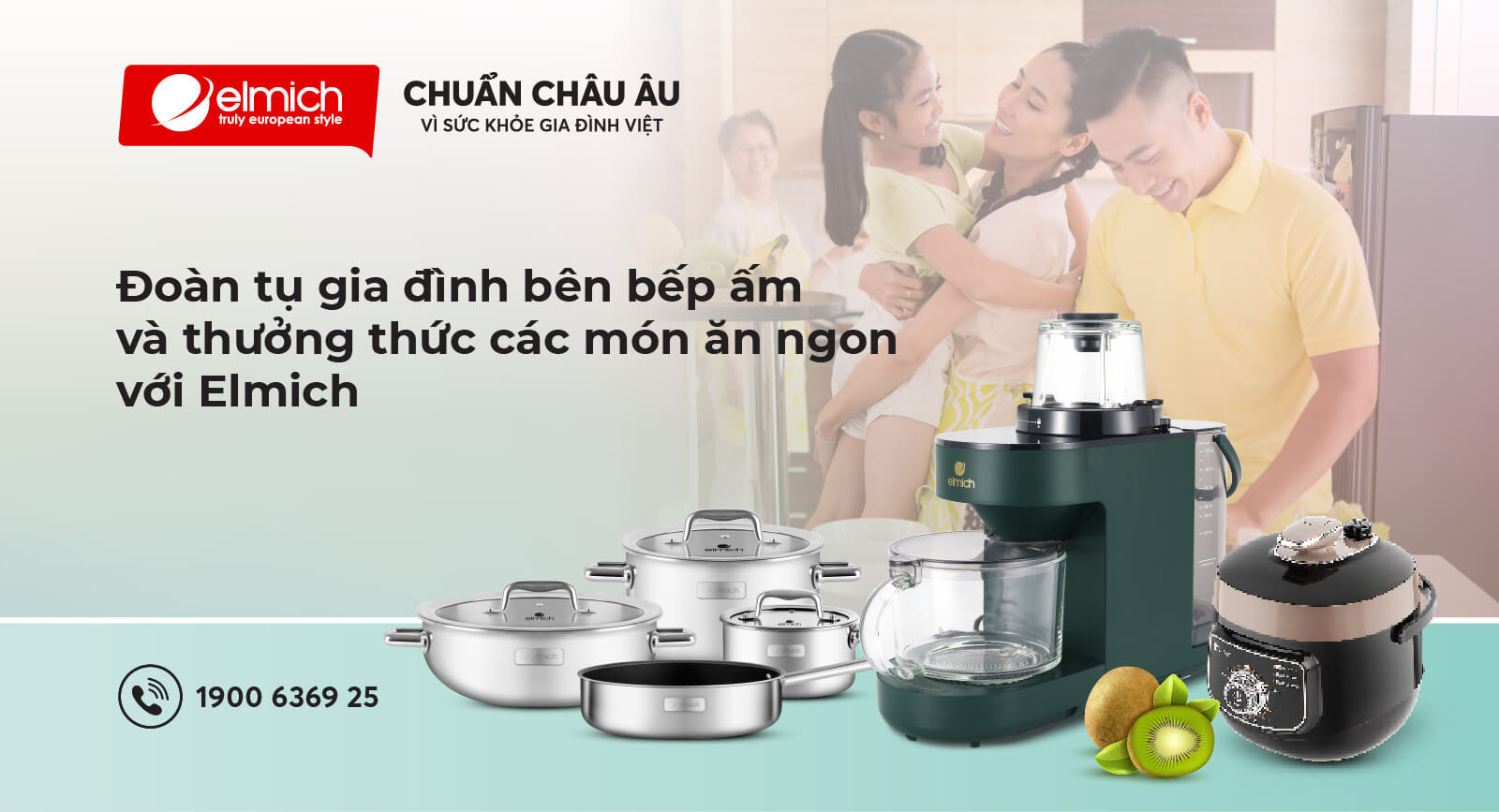ĐOÀN TỤ GIA ĐÌNH BÊN BẾP ẤM VÀ THƯỞNG THỨC CÁC MÓN ĂN NGON VỚI ELMICH