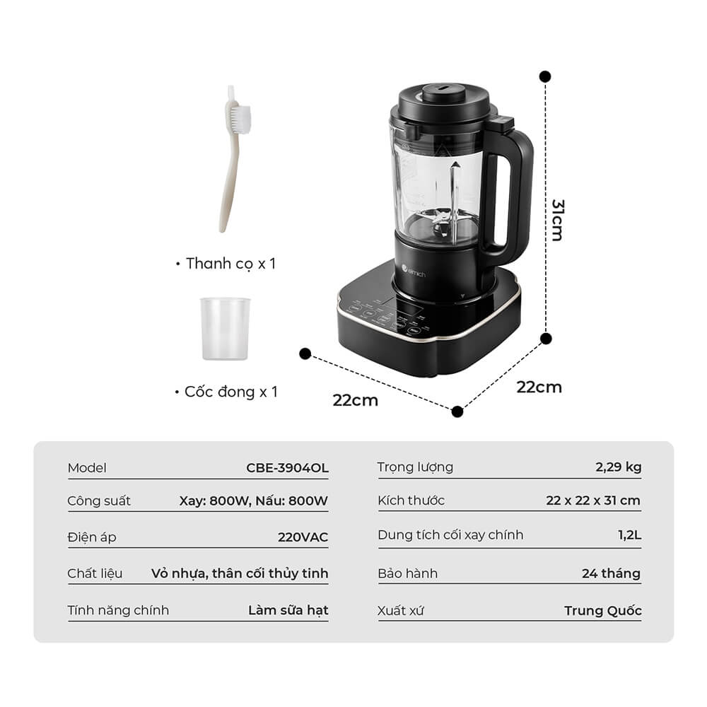 Máy làm sữa hạt Elmich CBE-3904OL