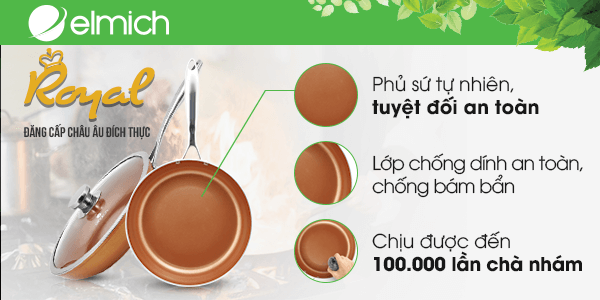 Vì sao nồi chảo chống dính Royal Elmich ‘hot’ nhất Tết 2018