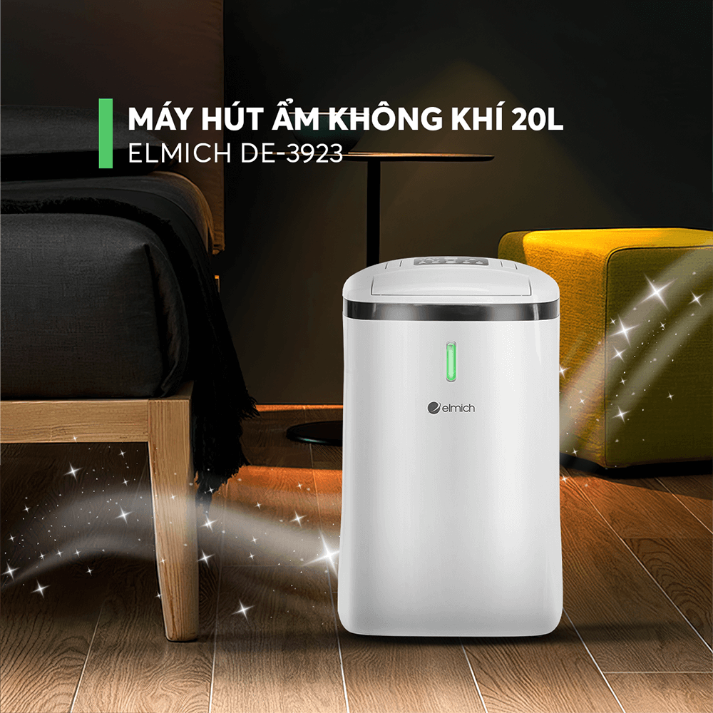 de3923_profile_01_1 Máy hút ẩm không khí Elmich DE-3923 (20L)