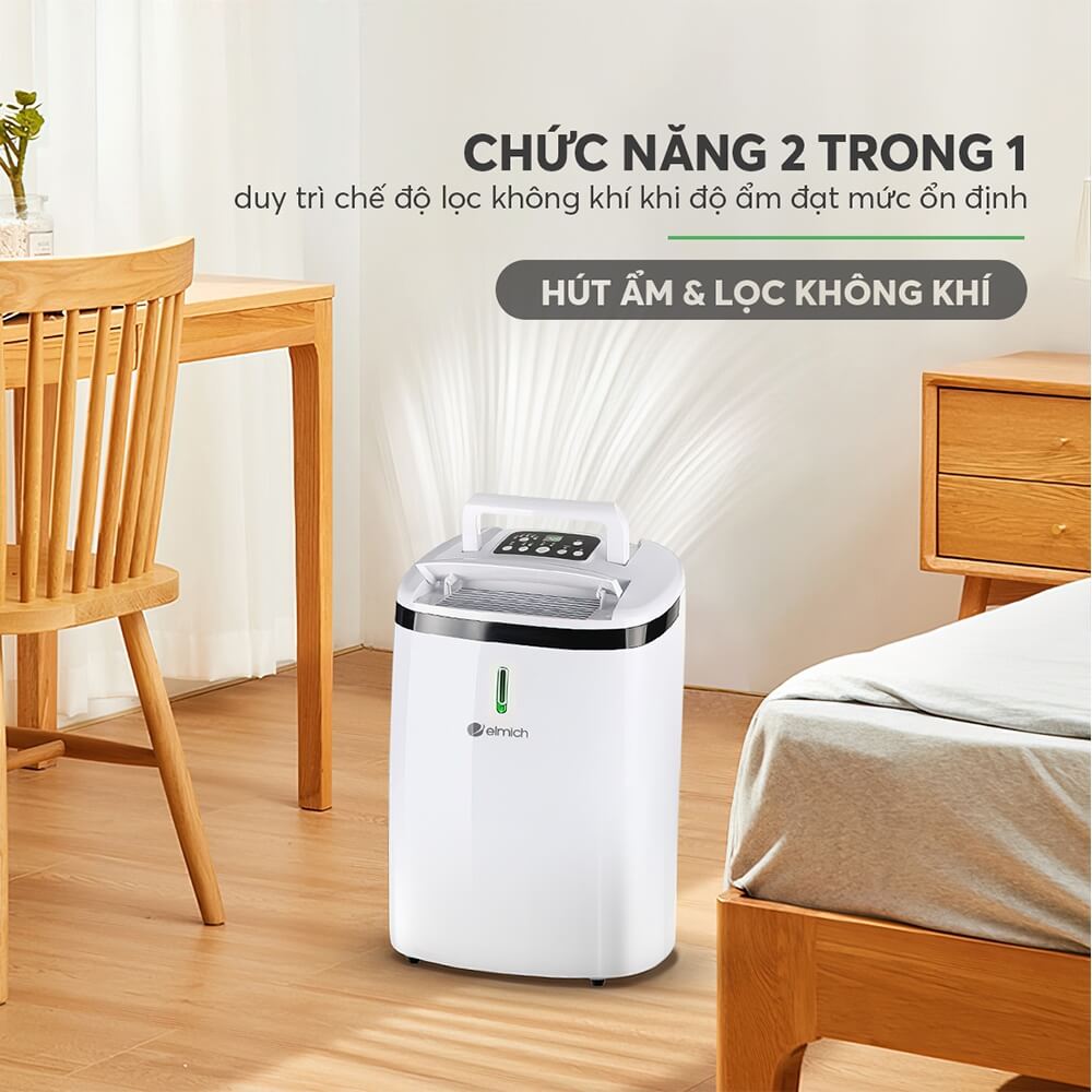 de3923_profile_02 Máy hút ẩm không khí Elmich DE-3923 (20L)