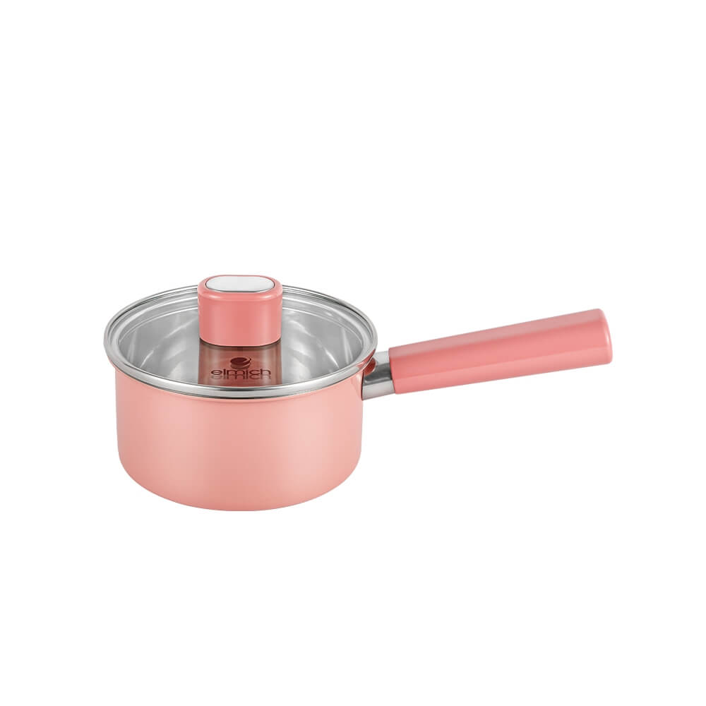 Quánh inox liền khối Elmich Baby EL2510AP size 14cm