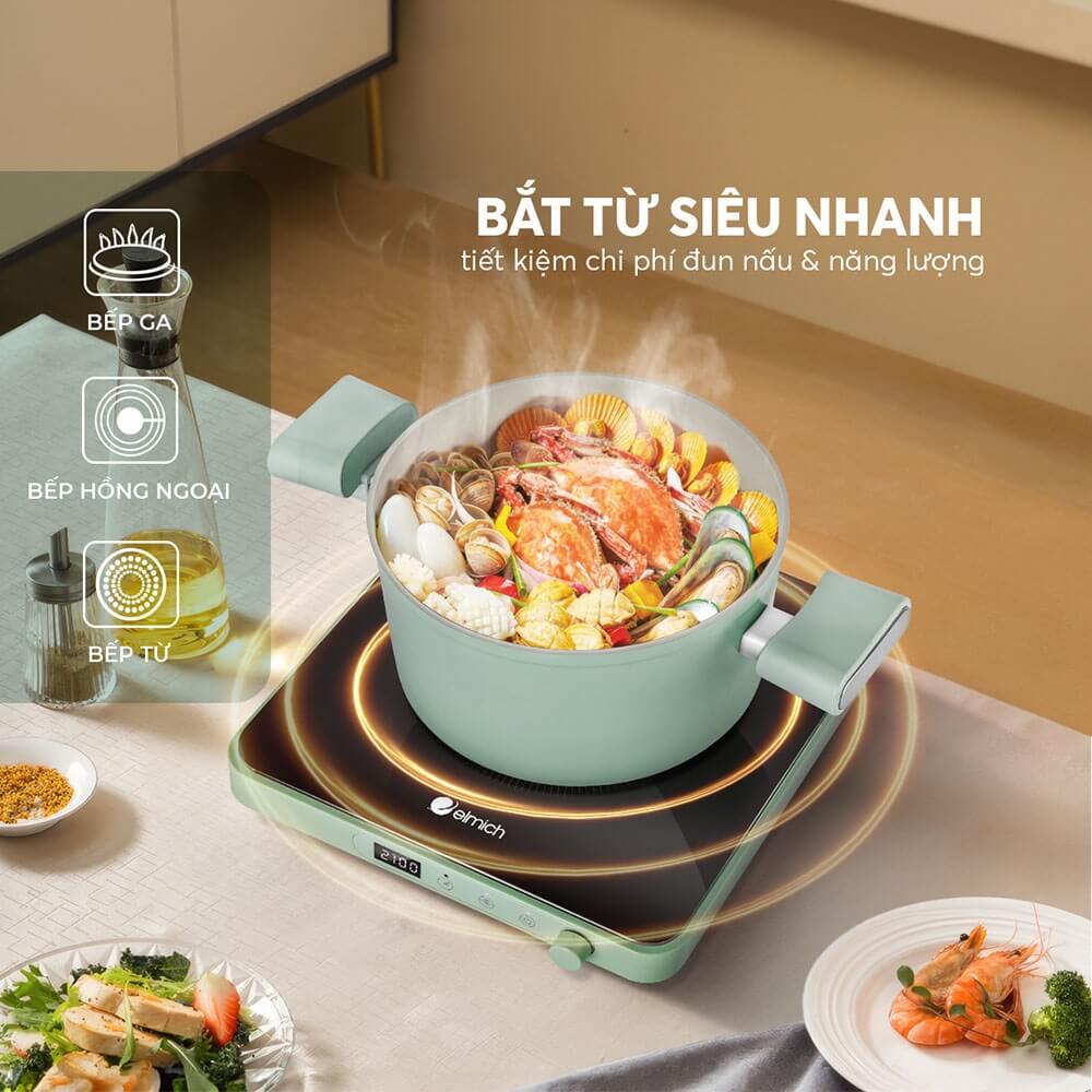 Nồi men sứ Elmich Hera II EL-5203SK18 size 18cm