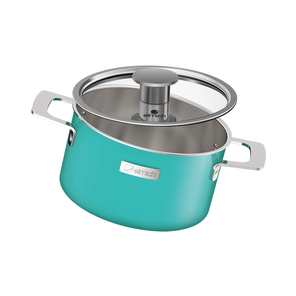 Bộ nồi Inox liền khối Elmich Hera EL-8136 size 16,18,22, chảo 24cm