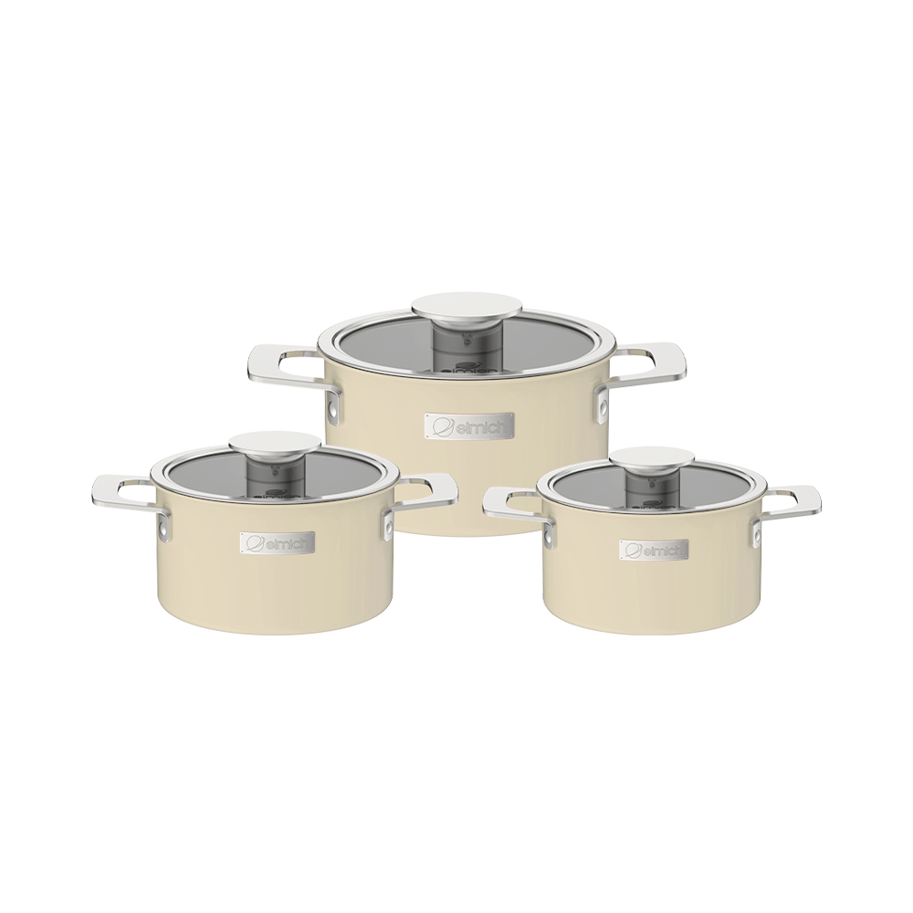 Bộ nồi Inox liền khối Elmich Hera EL-8231 size 18,20,26cm