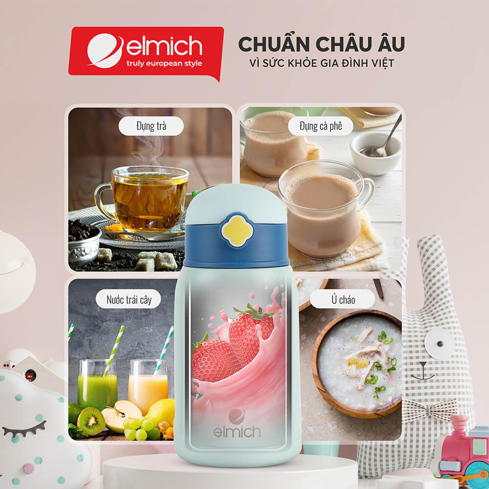 BẢO VỆ SỨC KHỎE CHO BÉ VỚI BÌNH GIỮ NHIỆT BABY ELMICH EL 8288