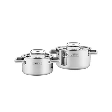 Bộ nồi inox liền khối Elmich Trimax ECO EL-8006 size 16,20cm