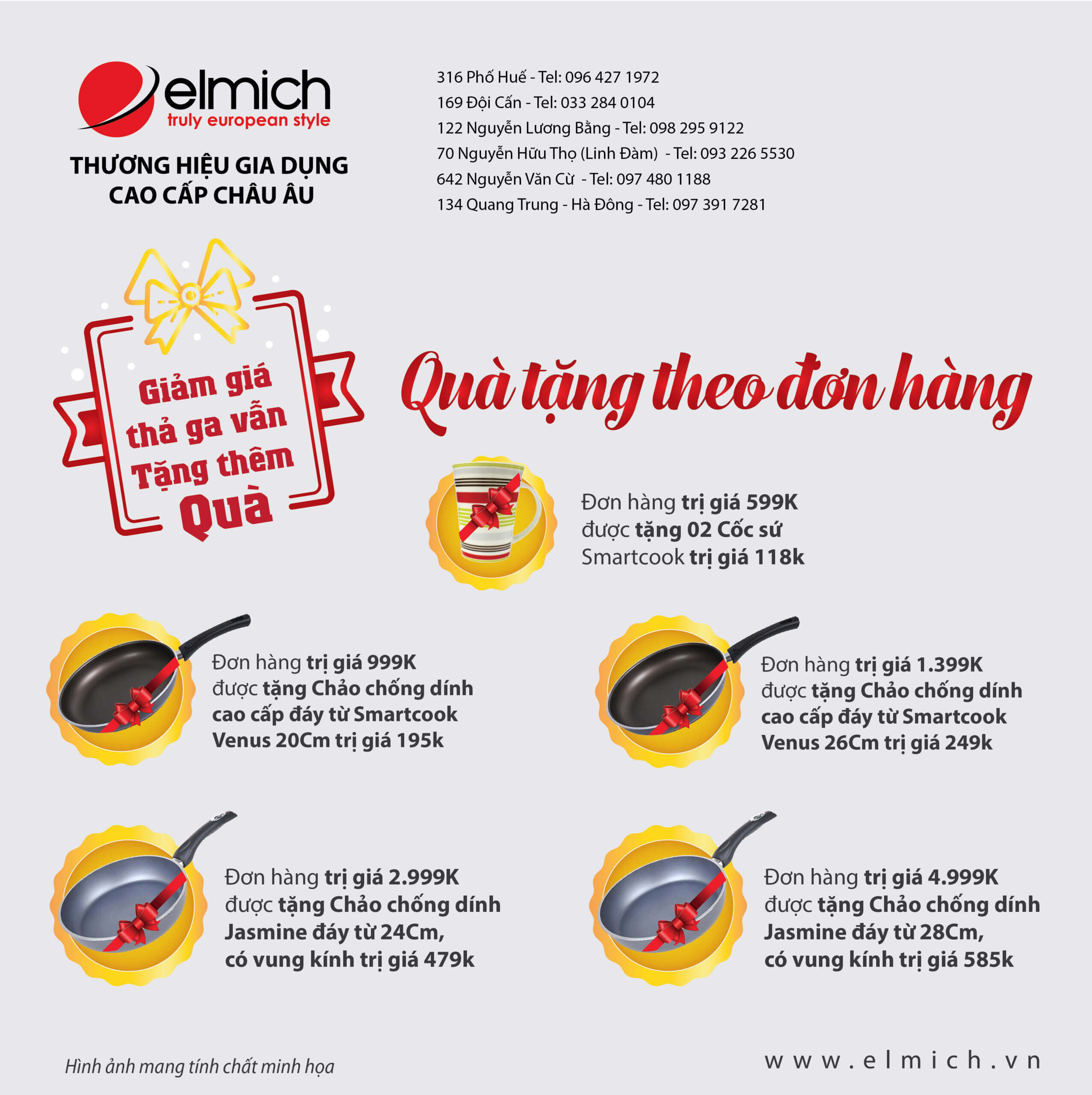 Black Friday – Giảm giá siêu sốc, chào mừng 20-11 nhận quà hấp dẫn tại showroom Elmich Hà Nội
