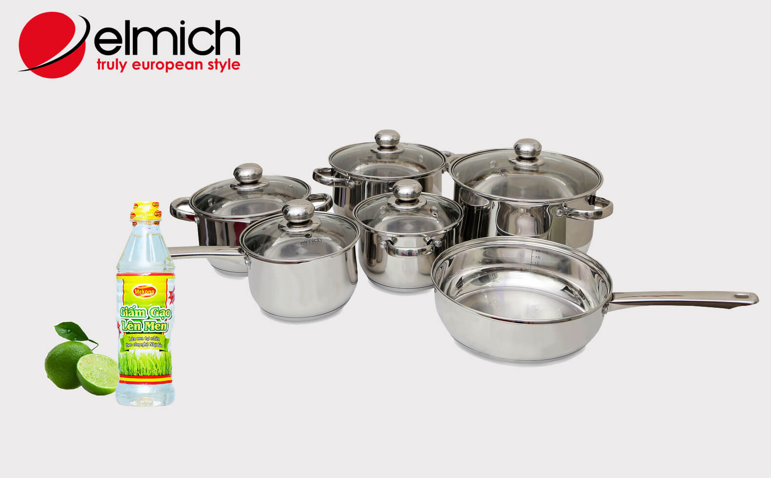 Giấm và chanh – bạn thân của nồi inox