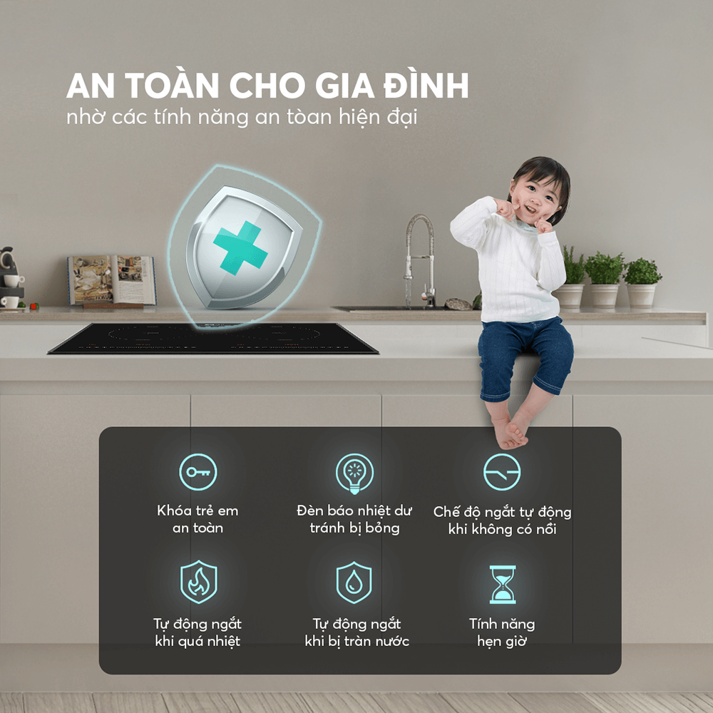 Bếp từ đôi Elmich ICE-3496