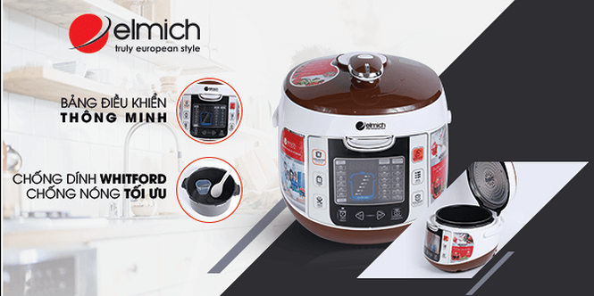 Nồi áp suất điện Elmich -1