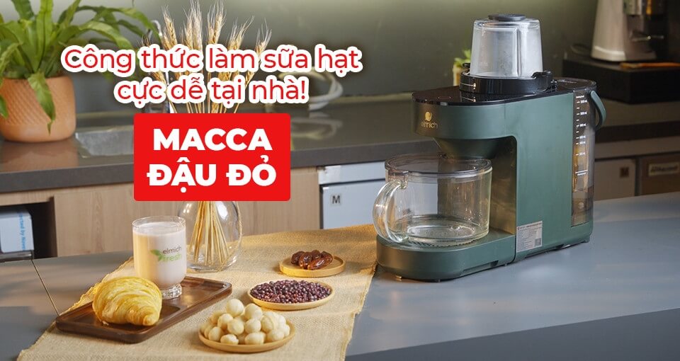 CÁCH LÀM SỮA HẠT MACCA ĐẬU ĐỎ NGON – DỄ TẠI NHÀ VỚI CÔNG THỨC CHUẨN CHUYÊN GIA