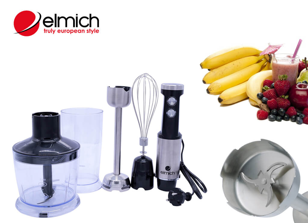 [24h.com.vn] Máy xay sinh tố cầm tay Elmich: trợ thủ đắc lực của các bà mẹ hiện đại