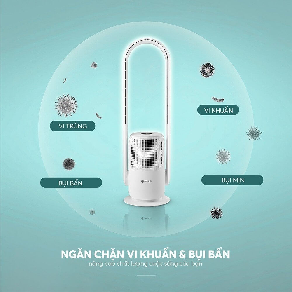 quatlockokhikocanh_14 Quạt không cánh kết hợp lọc không khí Elmich BFE-3936