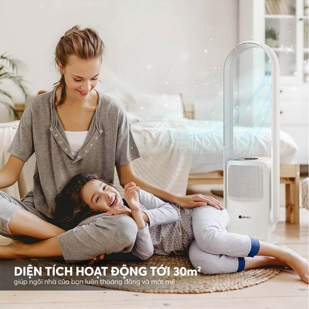quatlockokhikocanh_21_1 Quạt không cánh kết hợp lọc không khí Elmich BFE-3936