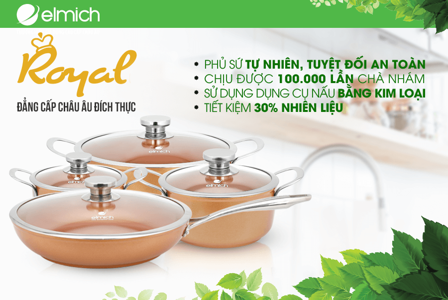 Cách chọn chảo chống dính thông minh mà thương hiệu chảo Royal Elmich tư vấn