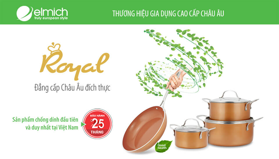 [Eva.vn] Tết là sum họp, hãy để bộ nồi chảo Royal Elmich kết nối tình thân