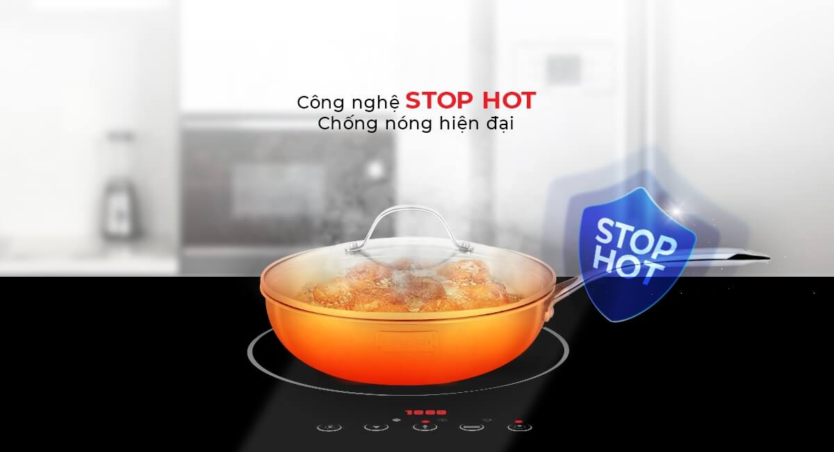 Chảo xào inox cao cấp 3 lớp đáy liền Elmich Trimax EL-4846OL size 26cm
