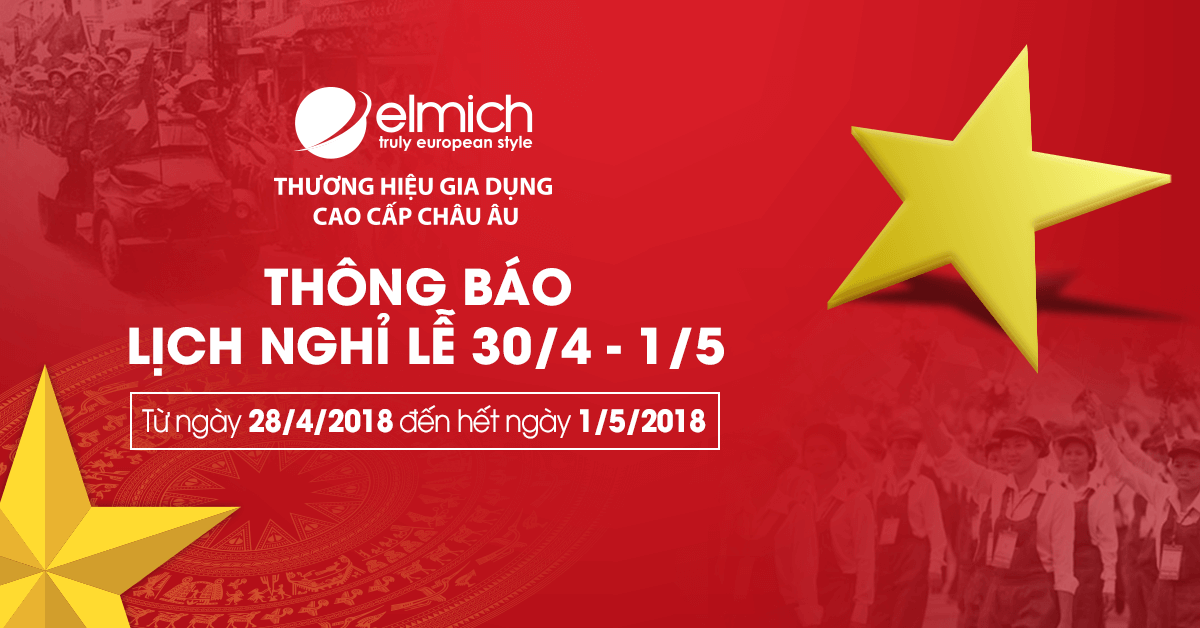 Thông báo lịch nghỉ lễ 30/4 – 1/5