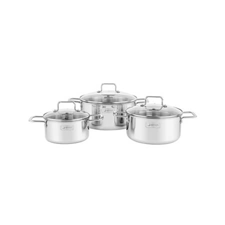 Bộ nồi inox liền khối Elmich Trimax XR EL-8074 size 16,20,22cm