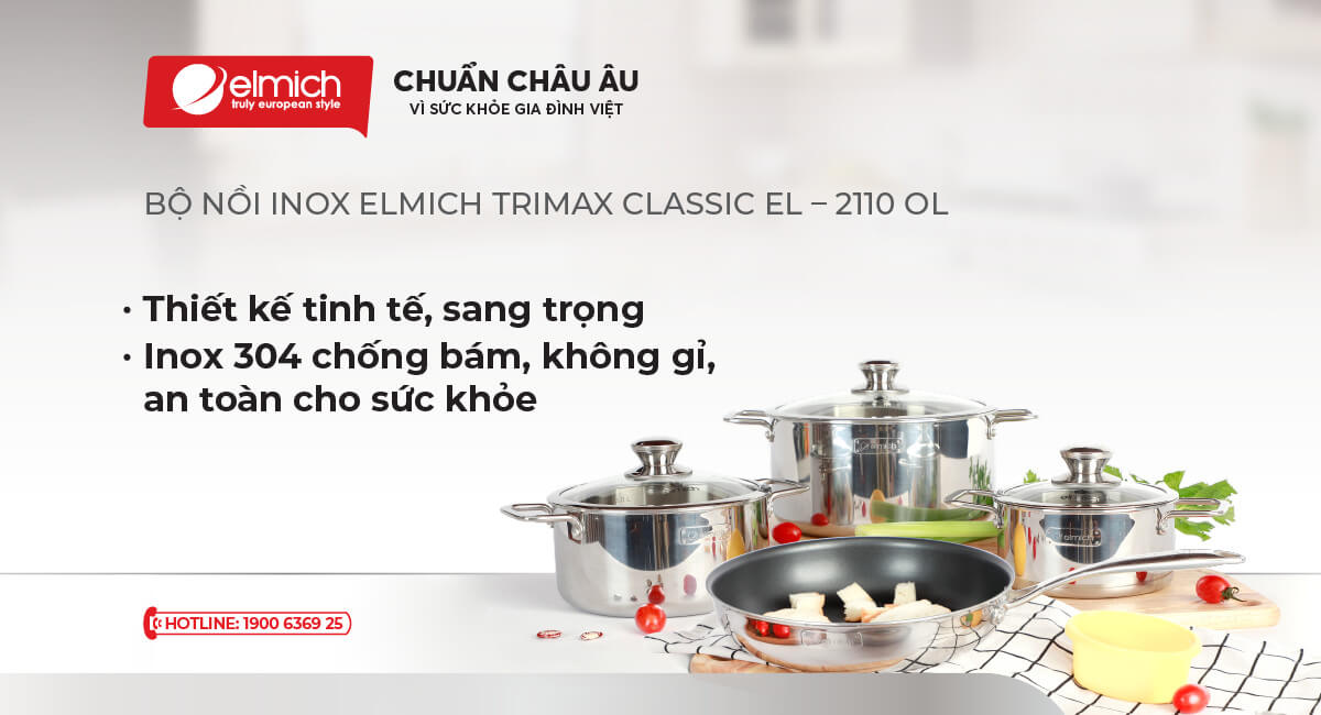 ẤN TƯỢNG ĐẦU TIÊN VỀ BỘ NỒI INOX ELMICH VÀ TIN YÊU THEO MÃI