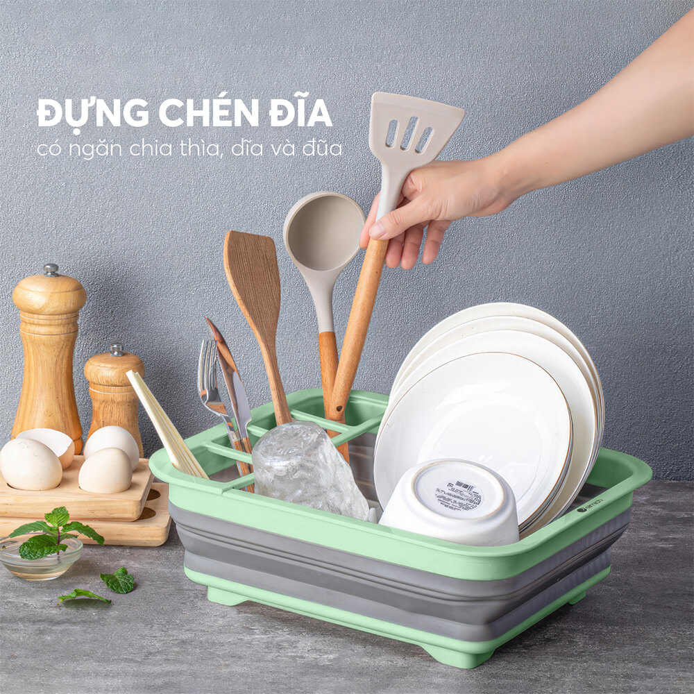Rổ đựng chén đĩa gấp gọn Elmich EL8412MG 2 El 8412mg Profile 02