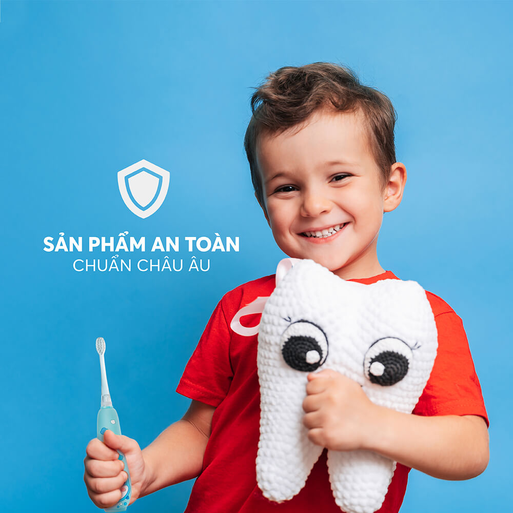 Bàn chải đánh răng điện trẻ em Elmich Procare TBE-8455PK 10 The 8455pk Profile 11