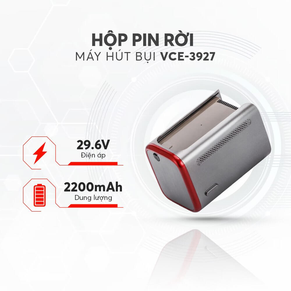 Hộp pin của máy hút bụi VCE-3927