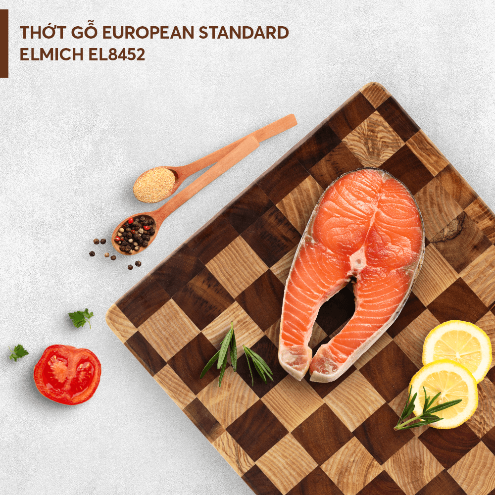 Thớt gỗ European Standard Elmich EL8452